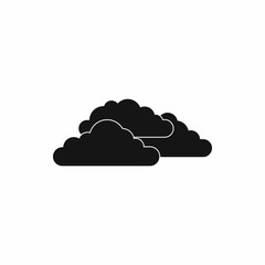 Clouds icon, simple style