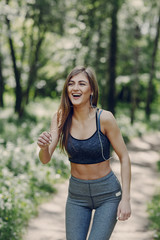 beautiful sporty girl