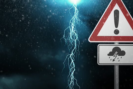 Caution - Thunderstorm 