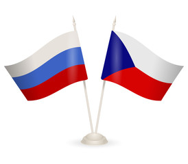 Table stand with flags