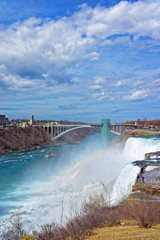Rainbow Bridge above the Niagara River Gorge
