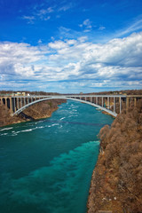 Rainbow Bridge over Niagara River Gorge