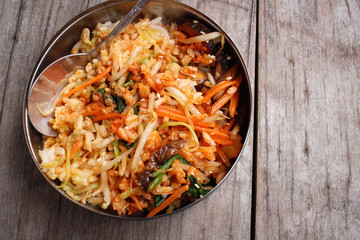 Bibimbap korean food