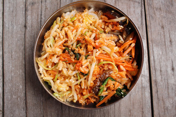Bibimbap korean food