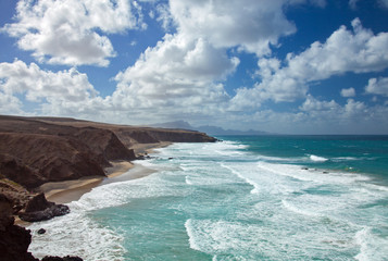 west coast of Fuerteventura at La Pared