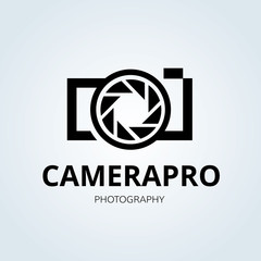 Photo Talk logo. Logo for Icons for Photographers,Photography logo. Camera logo template. Vector logo template.