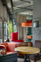 Mexican restaurant's interior