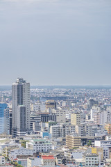 Fototapeta na wymiar Aerial View of Guayaquil from Cerro Santa Ana