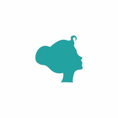 hair salon & barbershop logo icon Vector