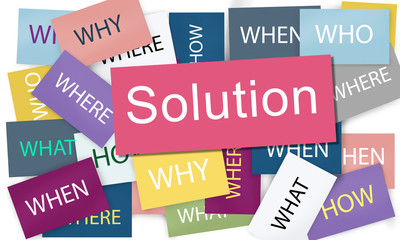 Solution Solving Problem Success Theory Concept