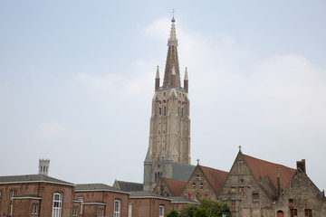 Fototapeta na wymiar Bruges - Church of Our Lady