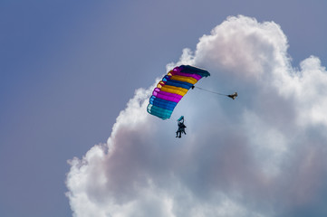 Skydive tandem jump