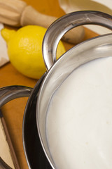 Mascarpone cheese cooking at home