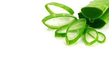 Obraz premium Slice Aloe Vera.