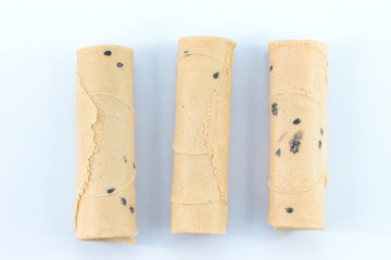 tong muan snack thailand on white blackground
