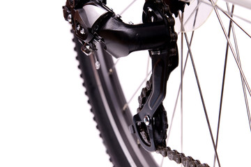 Obraz premium Closeup of bicycle gear