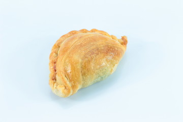 curry puff isolated on white background
