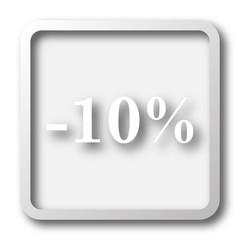 10 percent discount icon
