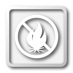 Fire forbidden icon