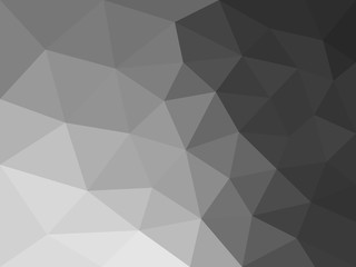 Fototapeta premium abstract grey low polygon background