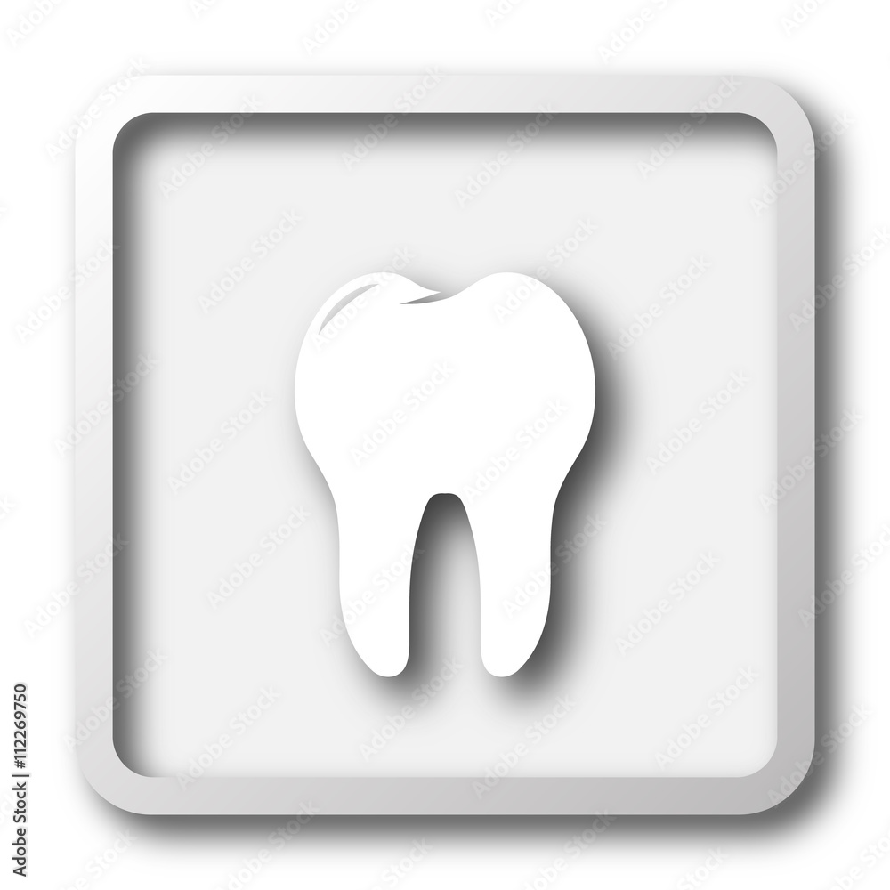 Sticker tooth icon