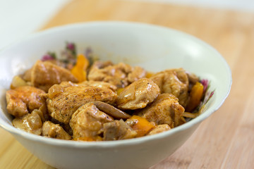 meat and vegetables on dish