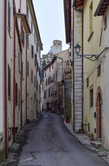 Fototapeta premium Amelia, piękne średniowieczne miasto w prowincji Terni w Umbrii w środkowych Włoszech.