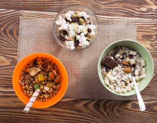 Quick breakfast. Dried fruits