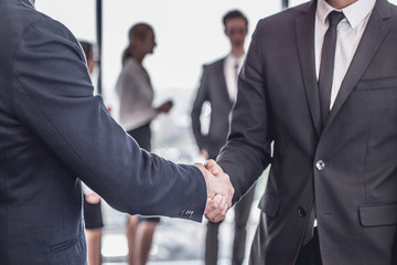 Handshake of business people