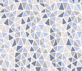 Soft edges triangles ligth stone colors repeat pattern