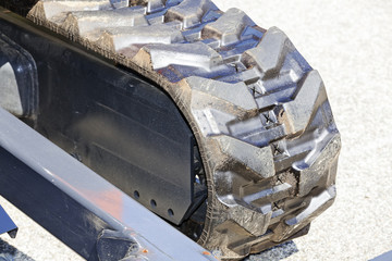Excavator digging detail