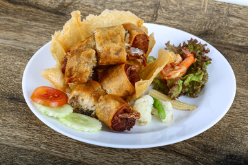Fried spring rolls