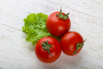 Red bright tomato