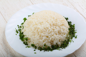 Steamed rice