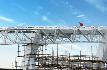 Construction site worker