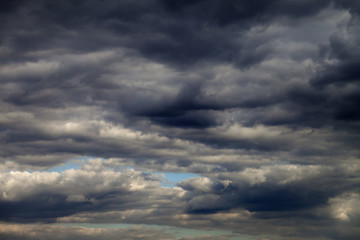 Fototapeta na wymiar Sky and dark clouds before rain