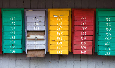 Old post boxes
