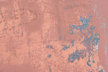 Wall fragment with scratches and cracks