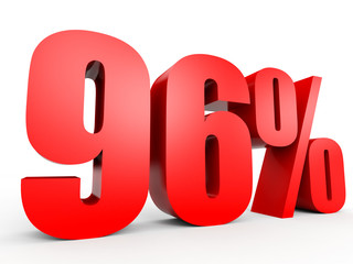 Discount 96 percent off. 3D illustration. - obrazy, fototapety, plakaty