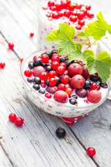 Spring garden cocktails fruit currants