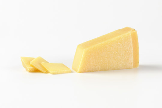 sliced parmesan cheese