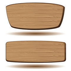 Sign wooden. Wooden sign isolated on white background.