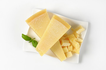 pieces of parmesan cheese © Viktor