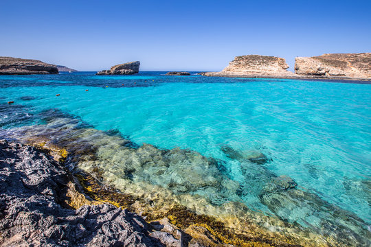Blue lagoon &agrave; Malte, Comino