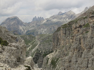 Fototapeta na wymiar Dolomites mountains landscapes, Corvara Alta Badia, Italy