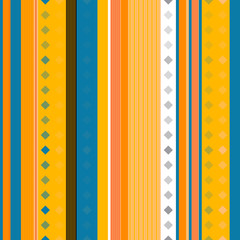 Seamless striped pattern with diamonds suitable for the textile