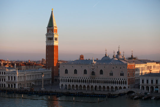 Piazza San Marco And Doges Palace, Venice