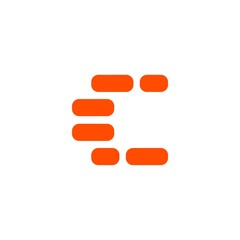 Obraz premium C initial logo