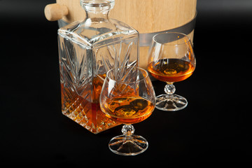 Glass of cognac