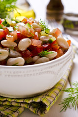 Salad with beans